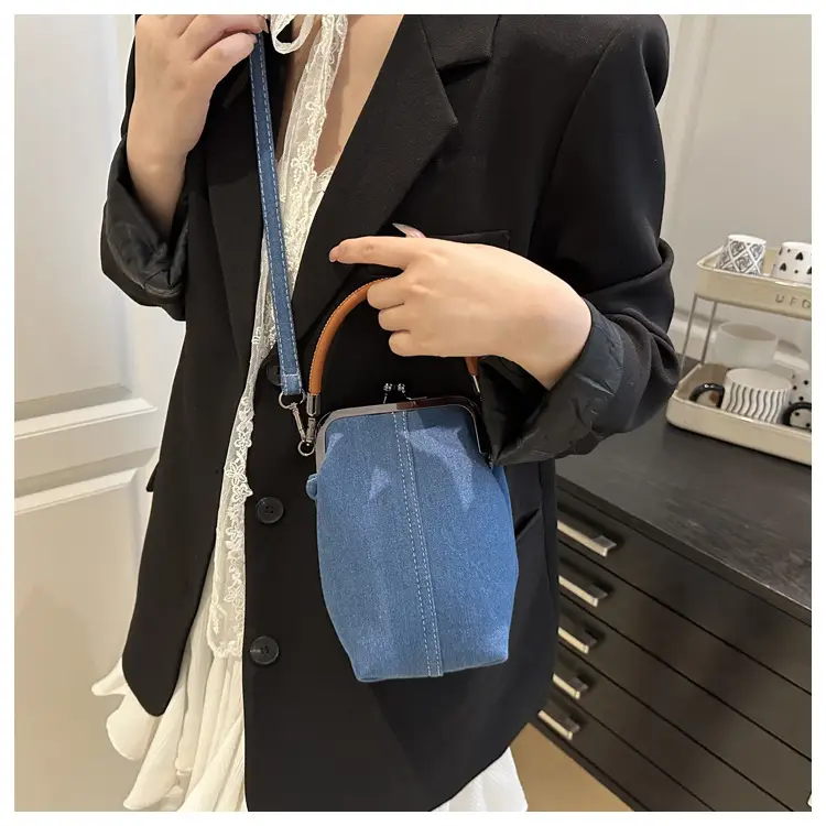 Denim Crossbody Bag for Women Mobile Phone Bag — feature 9