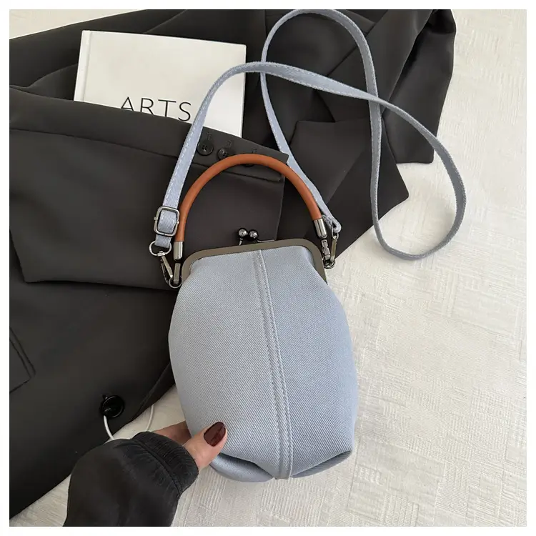 Denim Crossbody Bag for Women Mobile Phone Bag - Image 4