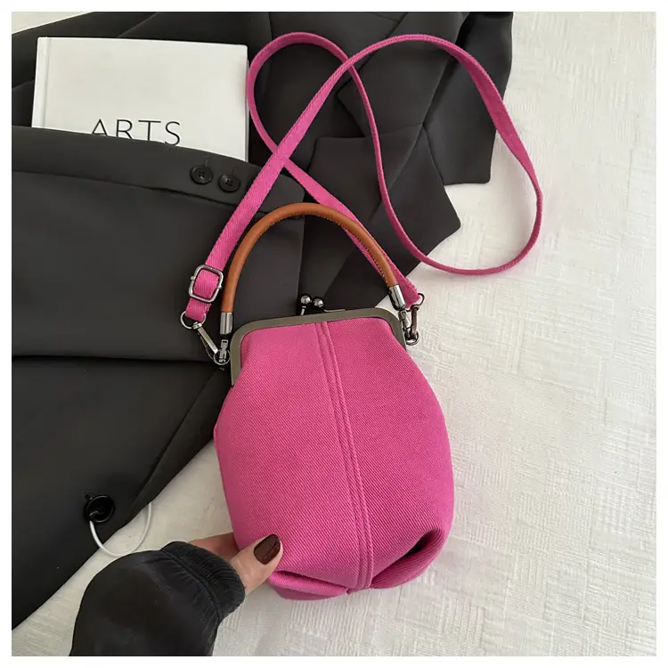 Denim Crossbody Bag for Women Mobile Phone Bag - Image 5