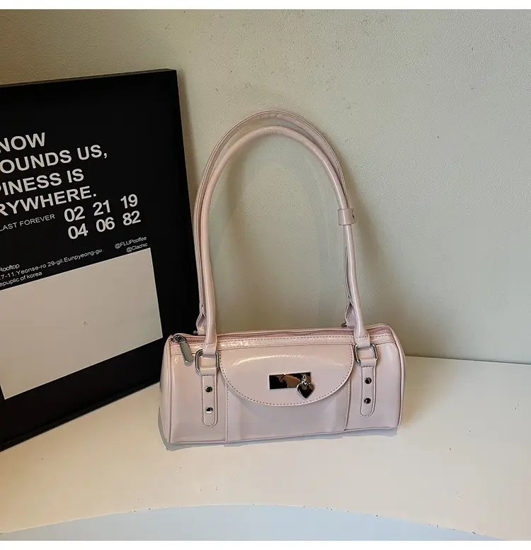 2025 Retro Women Handbags Red Black White - Image 4