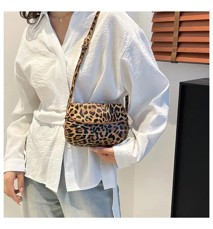 Leopard Print Shoulder Bag Women 2025 Saddle Style — feature 21