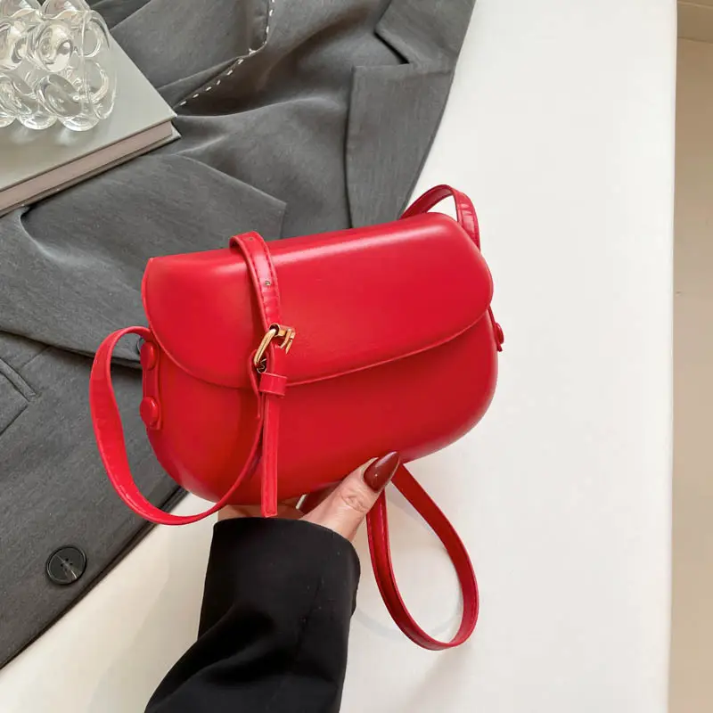 Leopard Print Shoulder Bag Women 2025 Saddle Style - Image 5