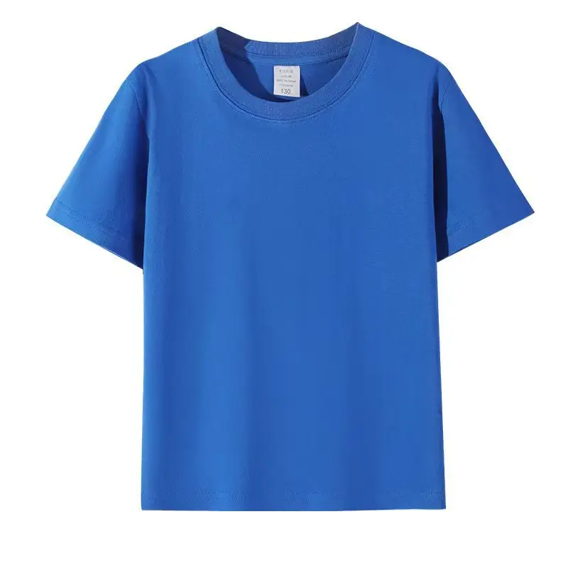 Boys Girls Kids White Cotton T-Shirt Half Sleeve Medium Large - Image 5