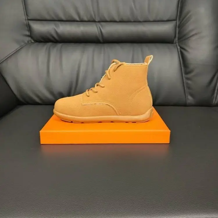 Women's Cream Lace-Up High-Top Boots 2025