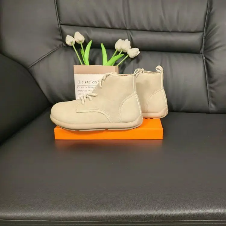 Women's Cream Lace-Up High-Top Boots 2025 — feature 10