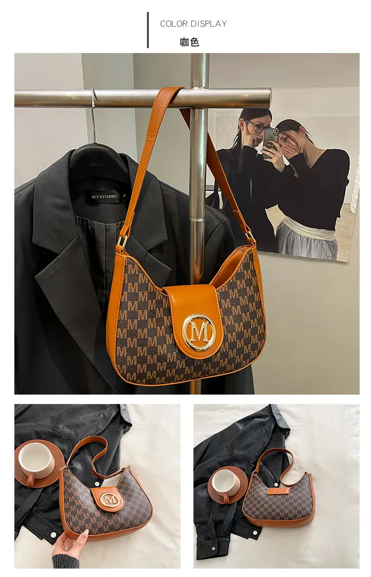Retro Checkered Shoulder Bag for Women 2025 New — feature 29