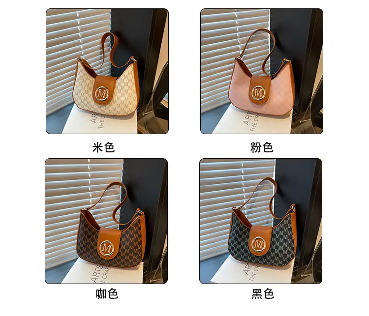 Retro Checkered Shoulder Bag for Women 2025 New — feature 4
