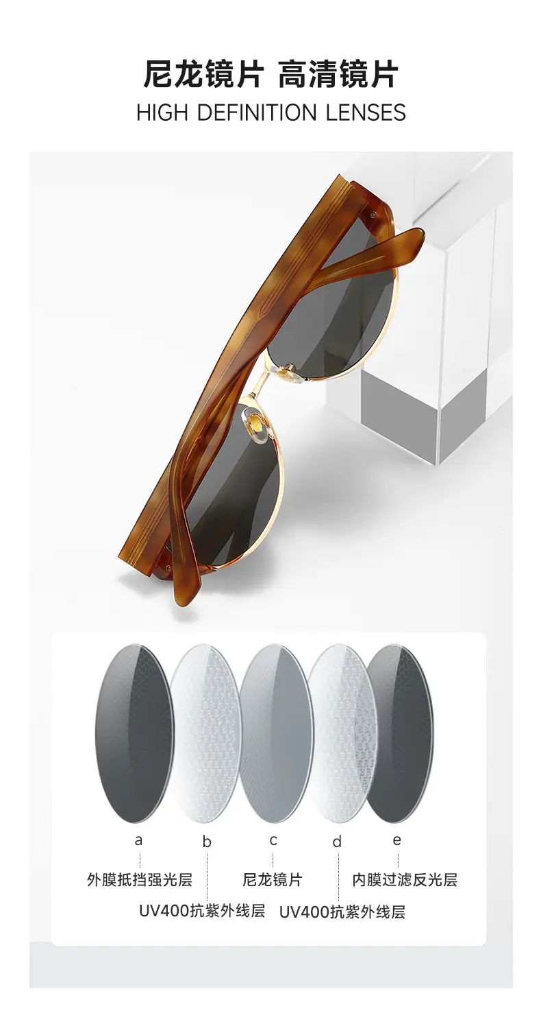 Cat's Eye Sunglasses with UV400 Black Frame β feature 9