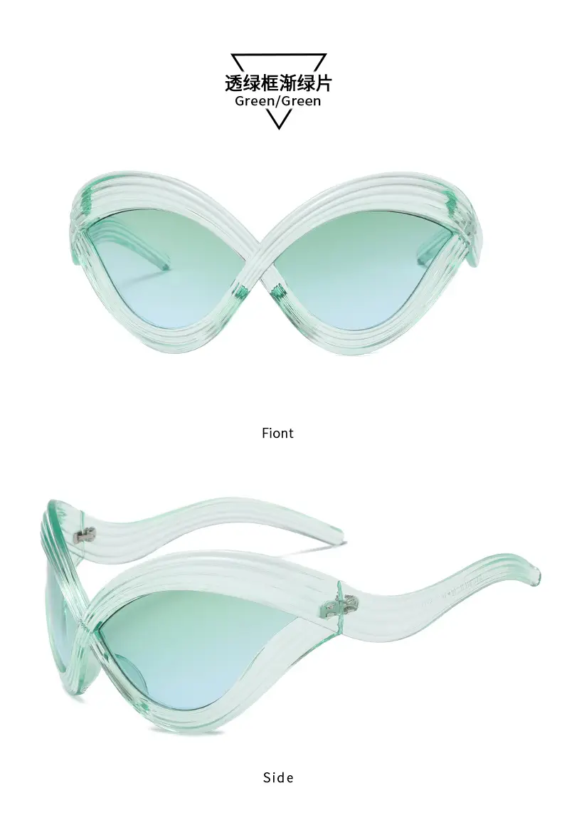 Spoen Butterfly Sunglasses Black High-End European American Lines — feature 20