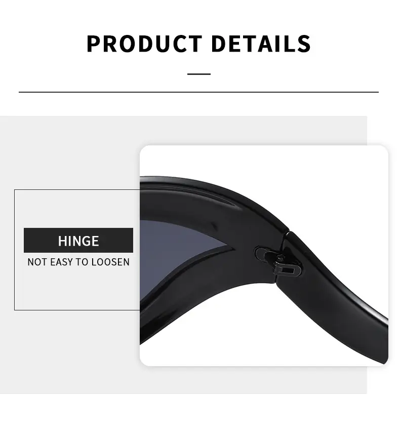 Spoen Butterfly Sunglasses Black High-End European American Lines — feature 9