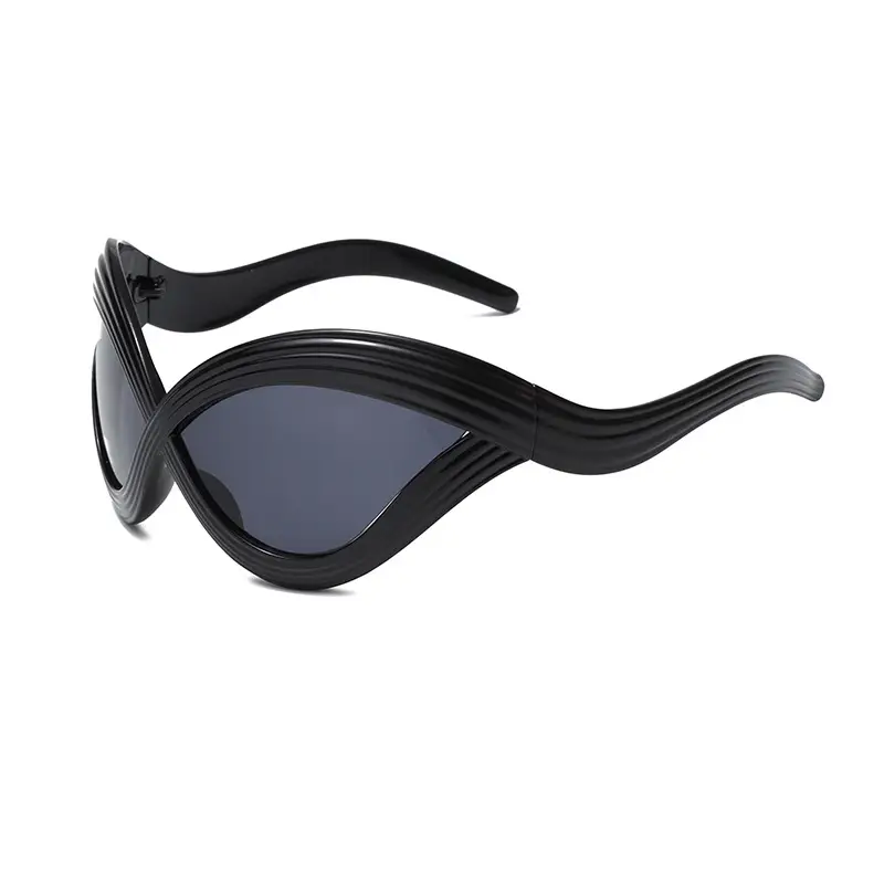Spoen Butterfly Sunglasses Black High-End European American Lines