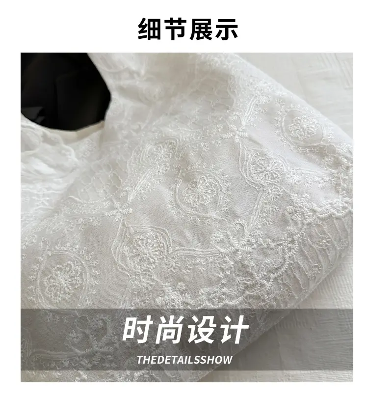 White Lace Shoulder Bag Large Capacity Women — feature 3