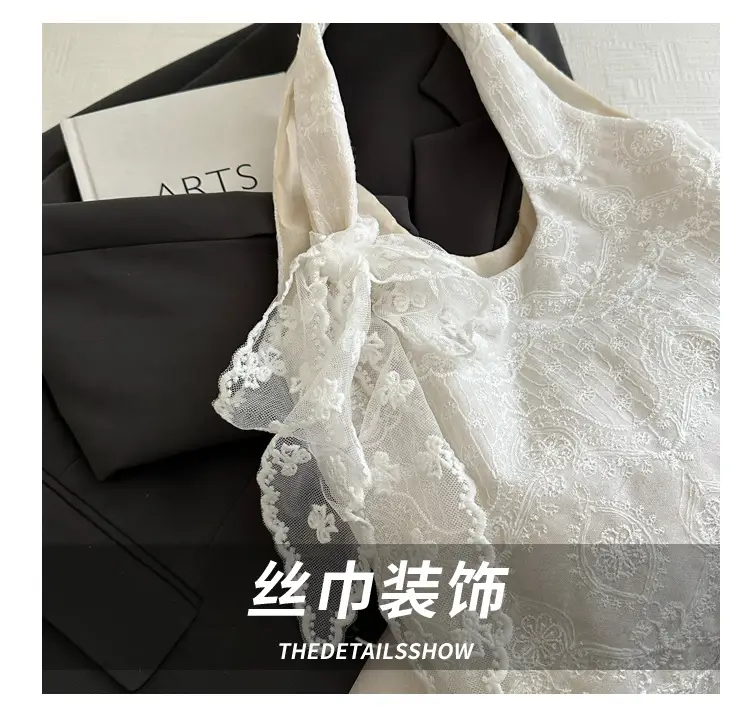 White Lace Shoulder Bag Large Capacity Women — feature 4