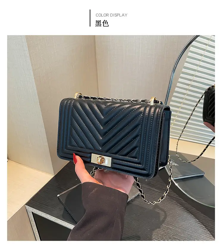 Korean Style Chain Crossbody Bag Beige Square Women's 2025 — feature 10
