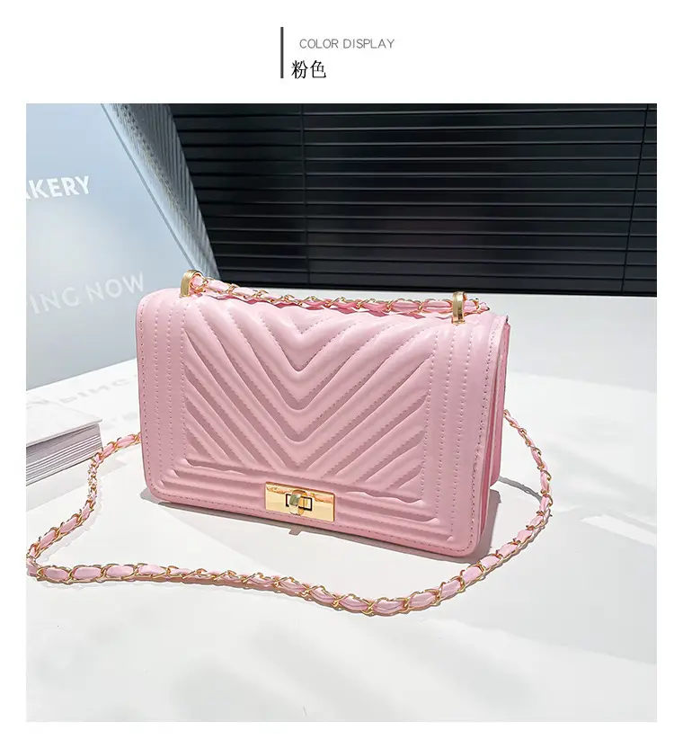 Korean Style Chain Crossbody Bag Beige Square Women's 2025 — feature 12