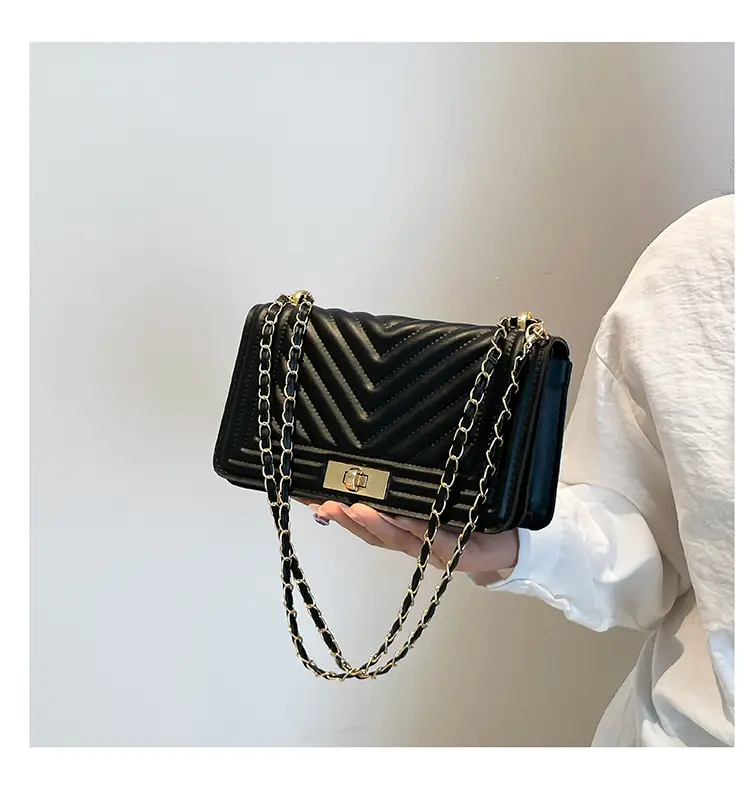 Korean Style Chain Crossbody Bag Beige Square Women's 2025 — feature 20