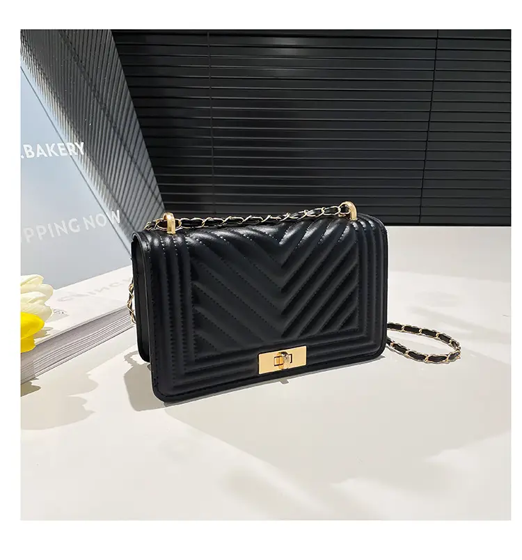 Korean Style Chain Crossbody Bag Beige Square Women's 2025 — feature 41