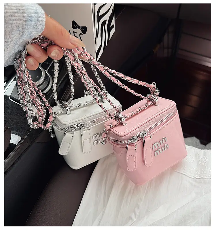 White Min Logo Crossbody Bag for Women — feature 1