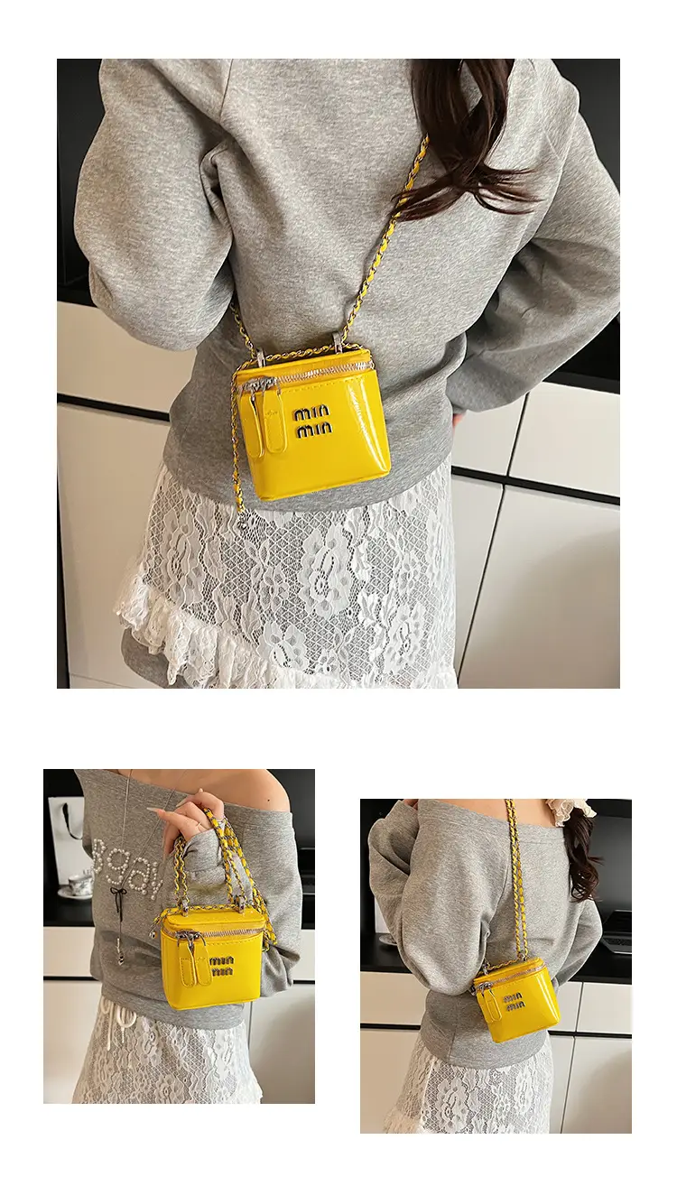 White Min Logo Crossbody Bag for Women — feature 11
