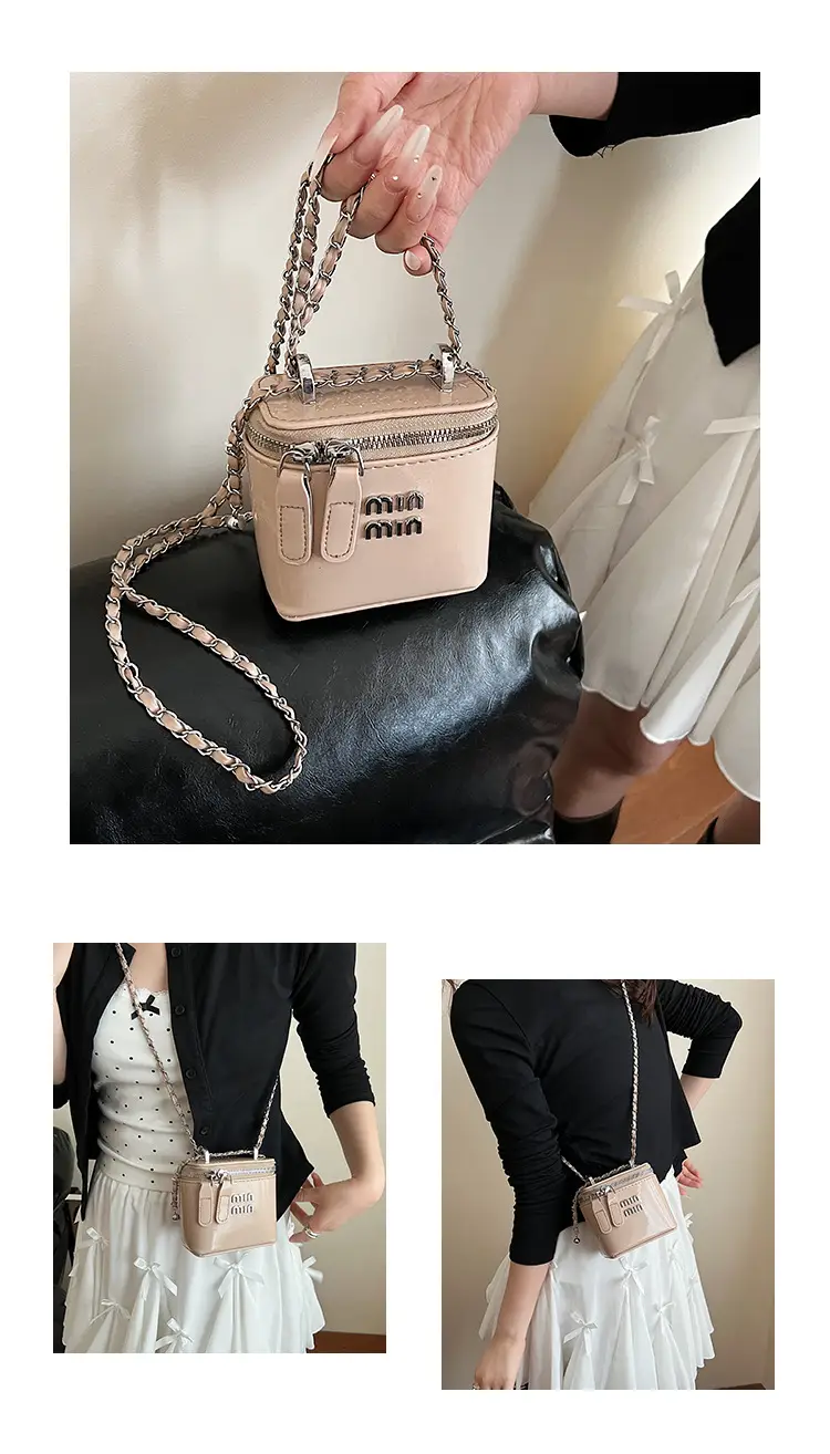 White Min Logo Crossbody Bag for Women — feature 12
