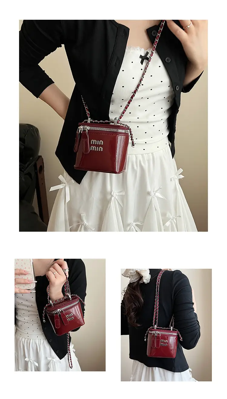 White Min Logo Crossbody Bag for Women — feature 13