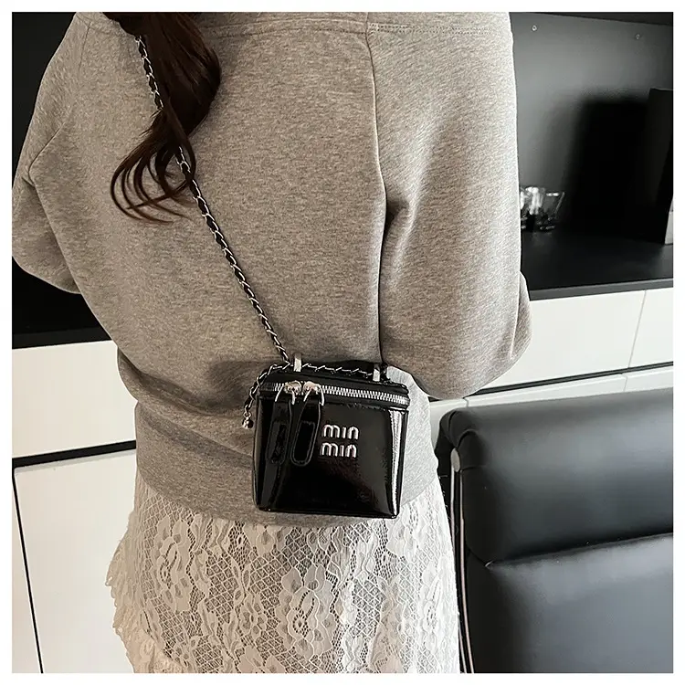 White Min Logo Crossbody Bag for Women — feature 18