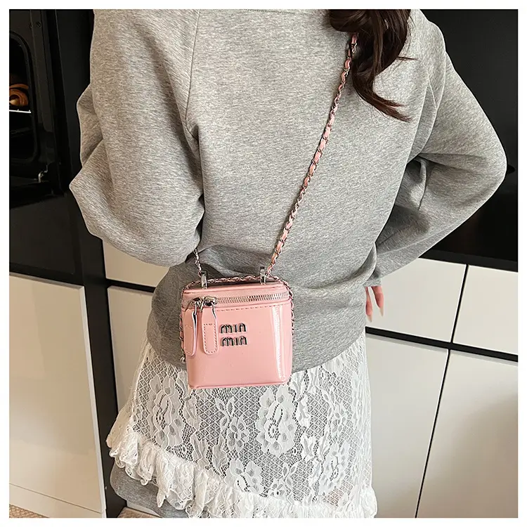 White Min Logo Crossbody Bag for Women — feature 20