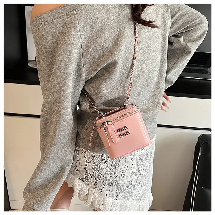 White Min Logo Crossbody Bag for Women — feature 21