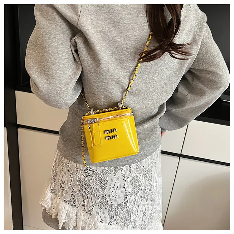 White Min Logo Crossbody Bag for Women — feature 24