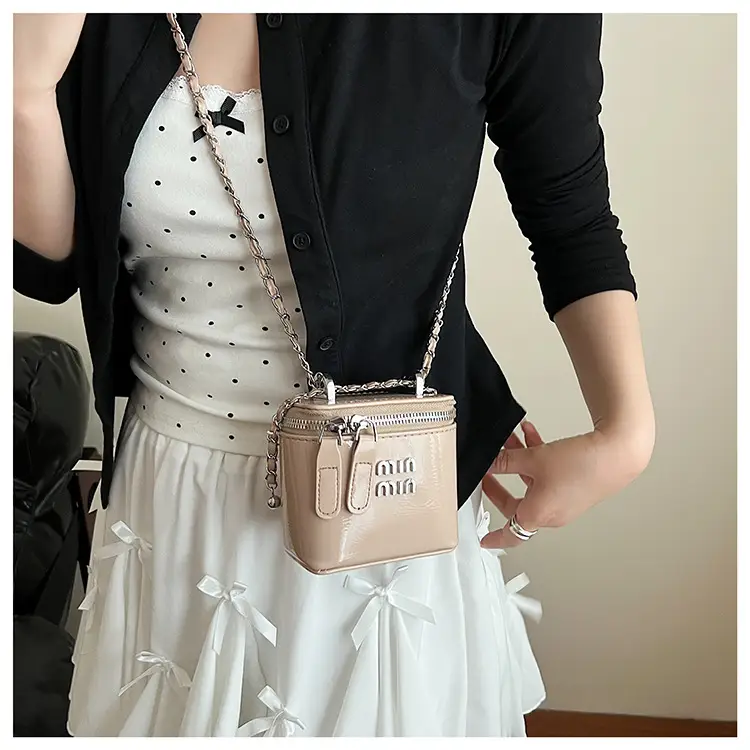 White Min Logo Crossbody Bag for Women — feature 25