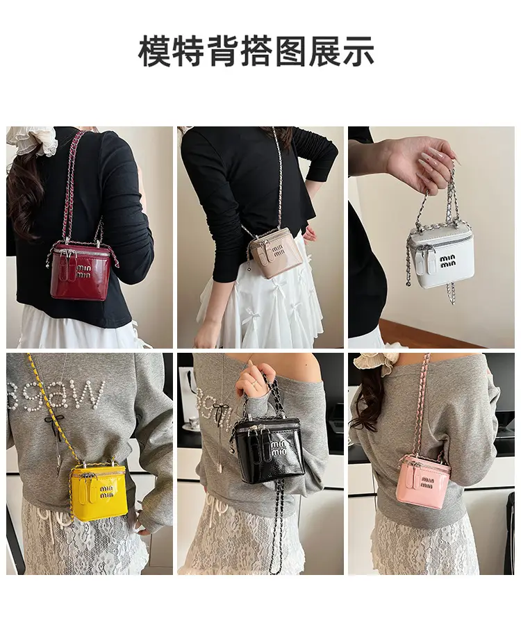 White Min Logo Crossbody Bag for Women — feature 3