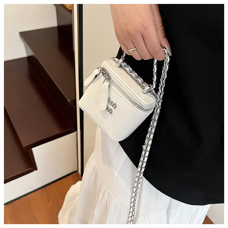 White Min Logo Crossbody Bag for Women — feature 31