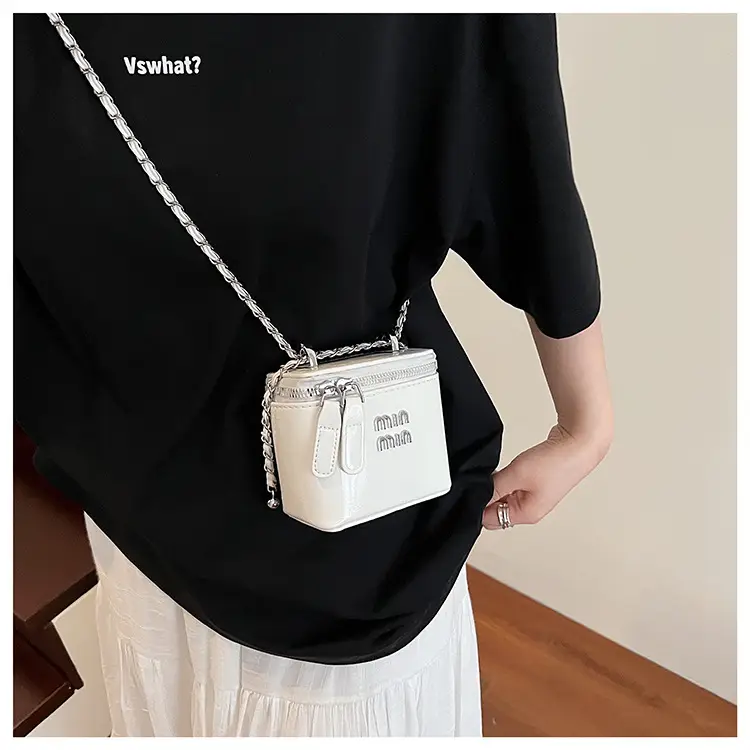 White Min Logo Crossbody Bag for Women — feature 32
