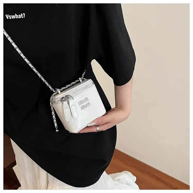White Min Logo Crossbody Bag for Women — feature 33
