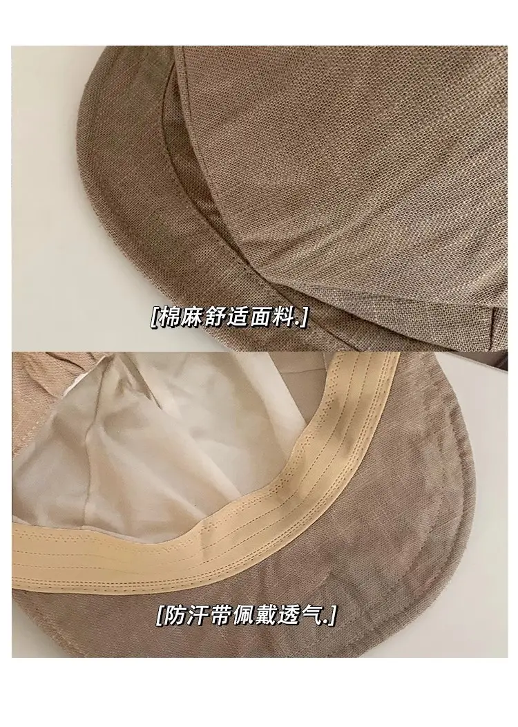 Japanese Style Cotton Linen Cloud Beret for Women — feature 20