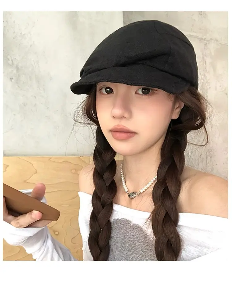 Japanese Style Cotton Linen Cloud Beret for Women — feature 24