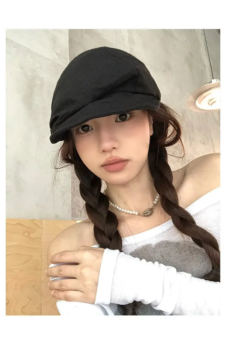 Japanese Style Cotton Linen Cloud Beret for Women — feature 27
