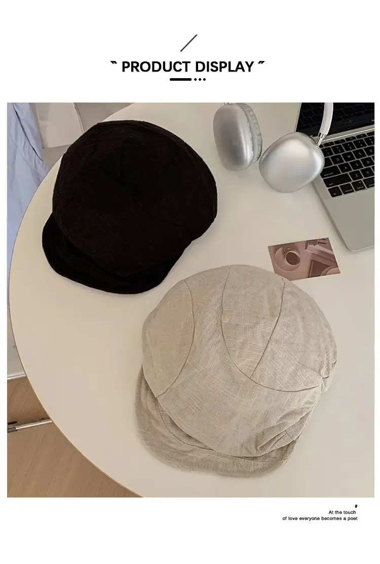 Japanese Style Cotton Linen Cloud Beret for Women — feature 28