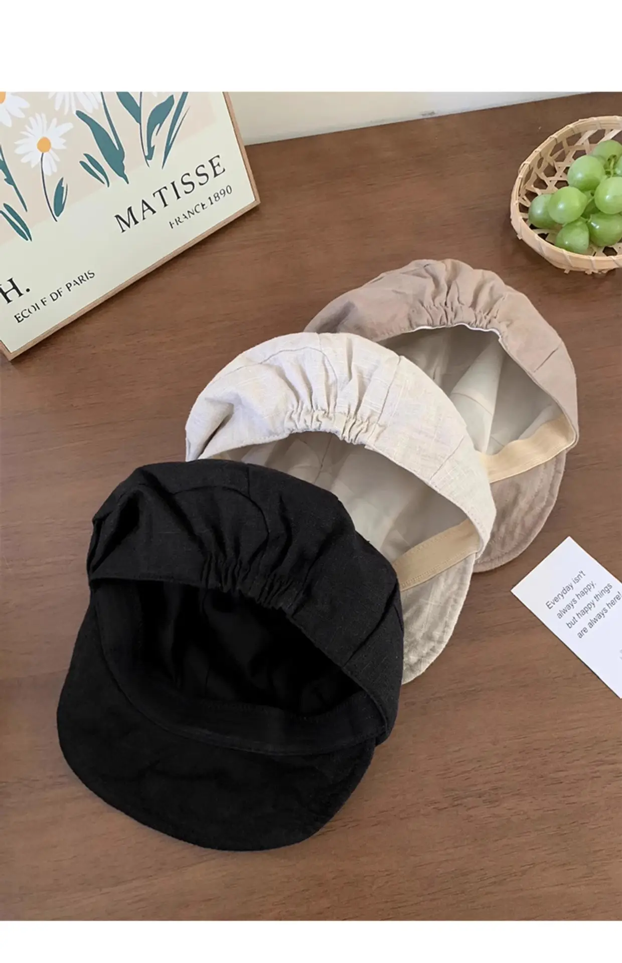Japanese Style Cotton Linen Cloud Beret for Women — feature 30