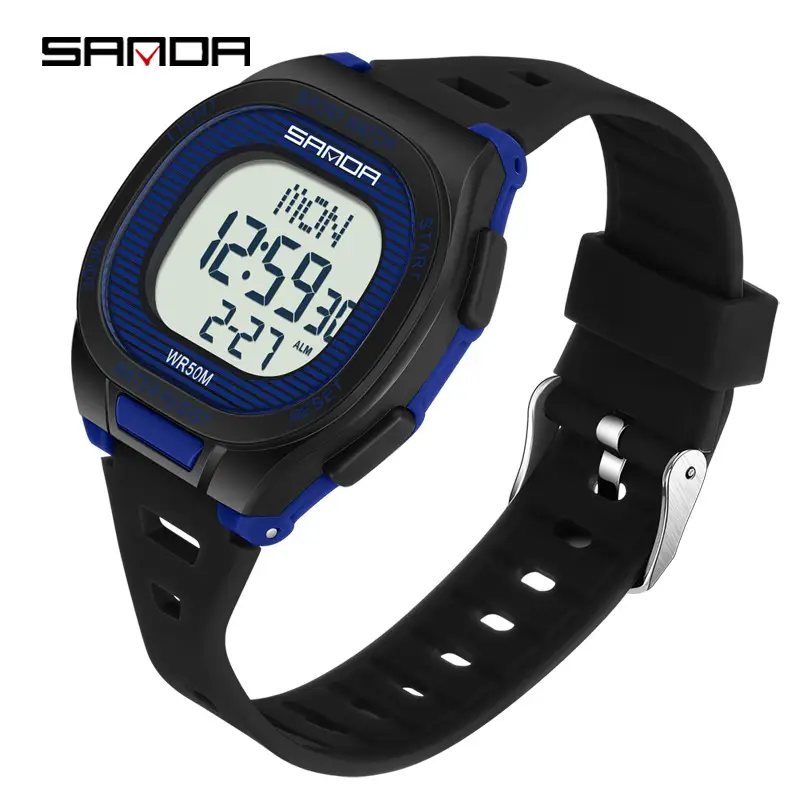 Sanda Multifunctional Alarm Clock Watch for Men Women - Image 7
