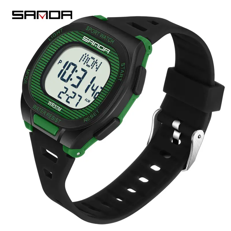 Sanda Multifunctional Alarm Clock Watch for Men Women - Image 8