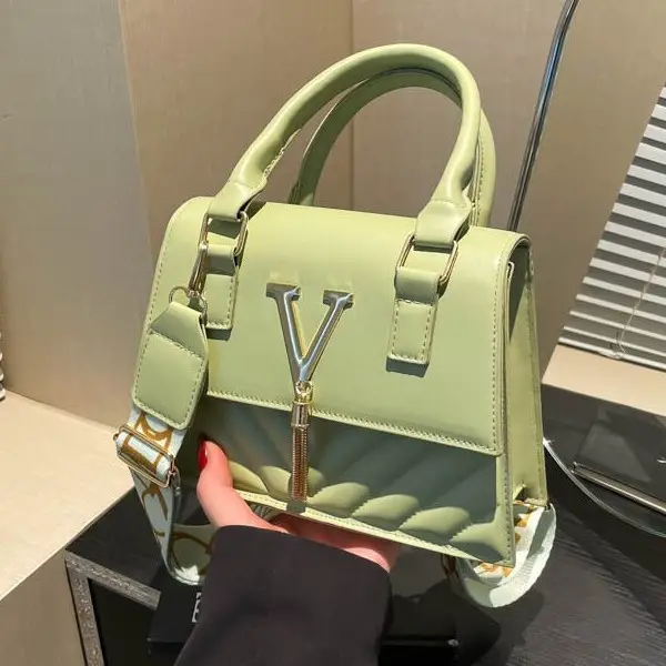 Retro Tassel Embroidery Shoulder Bag Beige 2025 - Image 5