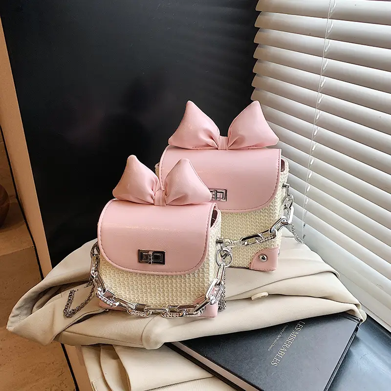 2025 Summer Cat Ear Chain Crossbody Bag Set of 6 - Image 8