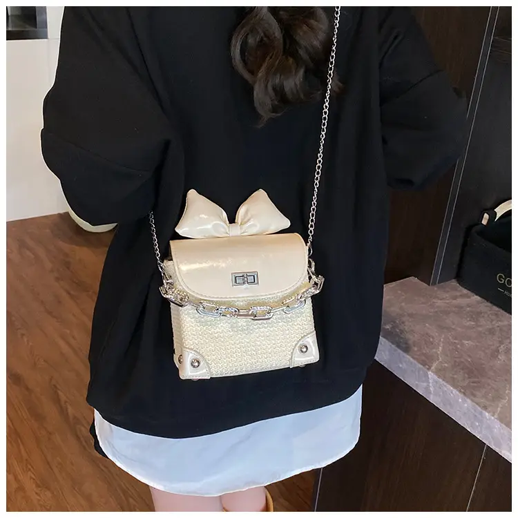 2025 Summer Cat Ear Chain Crossbody Bag Set of 6 — feature 10