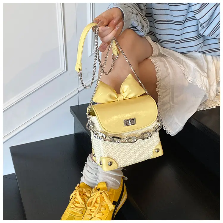 2025 Summer Cat Ear Chain Crossbody Bag Set of 6 — feature 13