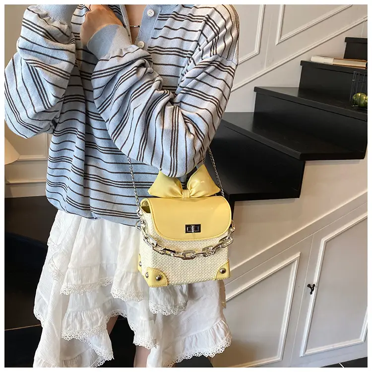 2025 Summer Cat Ear Chain Crossbody Bag Set of 6 — feature 14