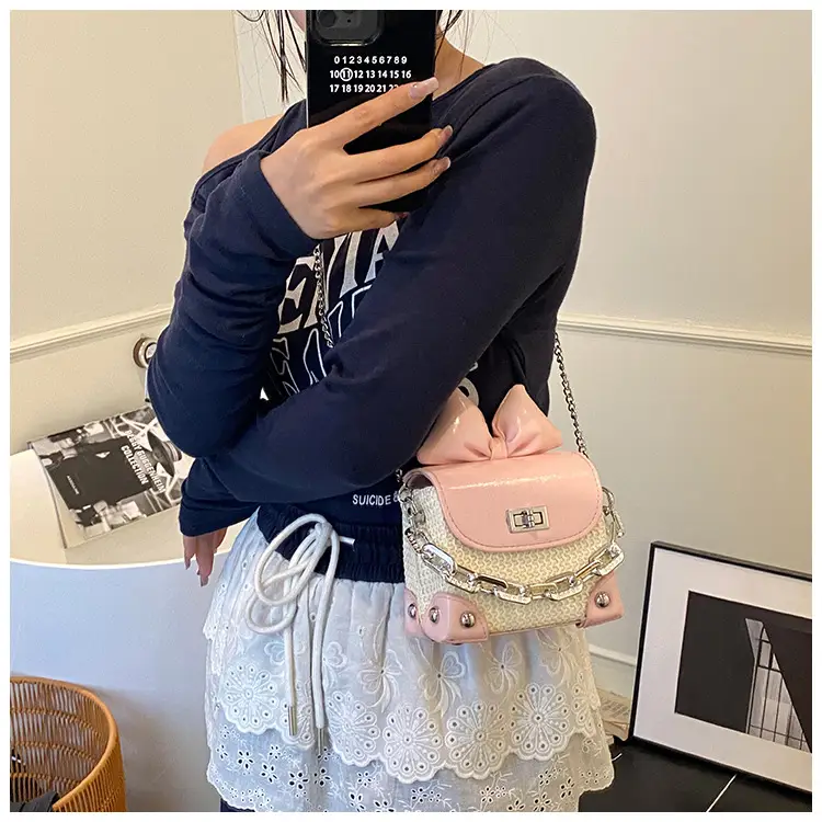 2025 Summer Cat Ear Chain Crossbody Bag Set of 6 — feature 20