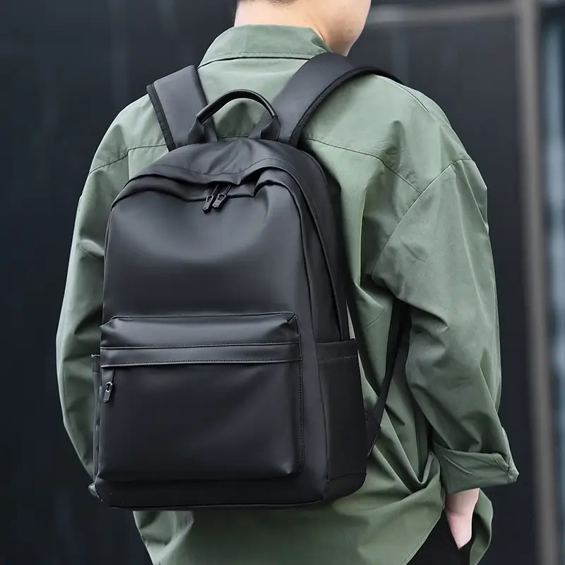 Cross-Border Backpack Men's Casual Waterproof Simple Business Commuting Large-Capacity Business Trip Laptop Bag