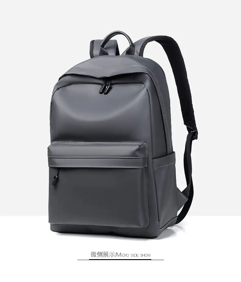 Cross-Border Backpack Men's Casual Waterproof Simple Business Commuting Large-Capacity Business Trip Laptop Bag — feature 26