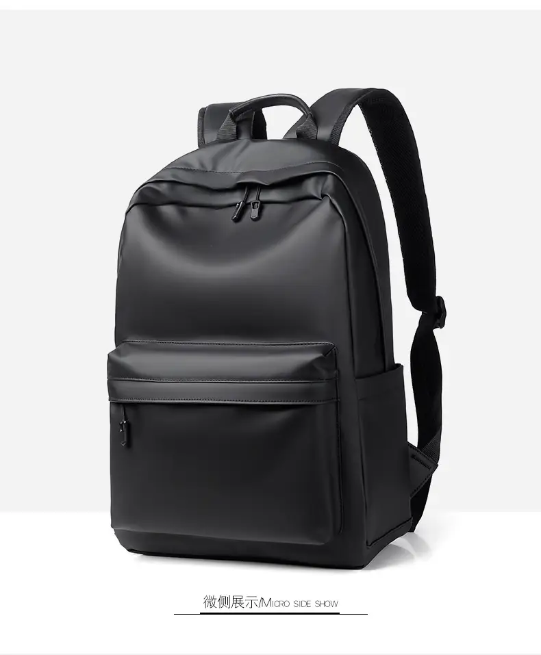 Cross-Border Backpack Men's Casual Waterproof Simple Business Commuting Large-Capacity Business Trip Laptop Bag — feature 28